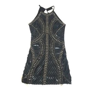 black sequin/sparkly dress
